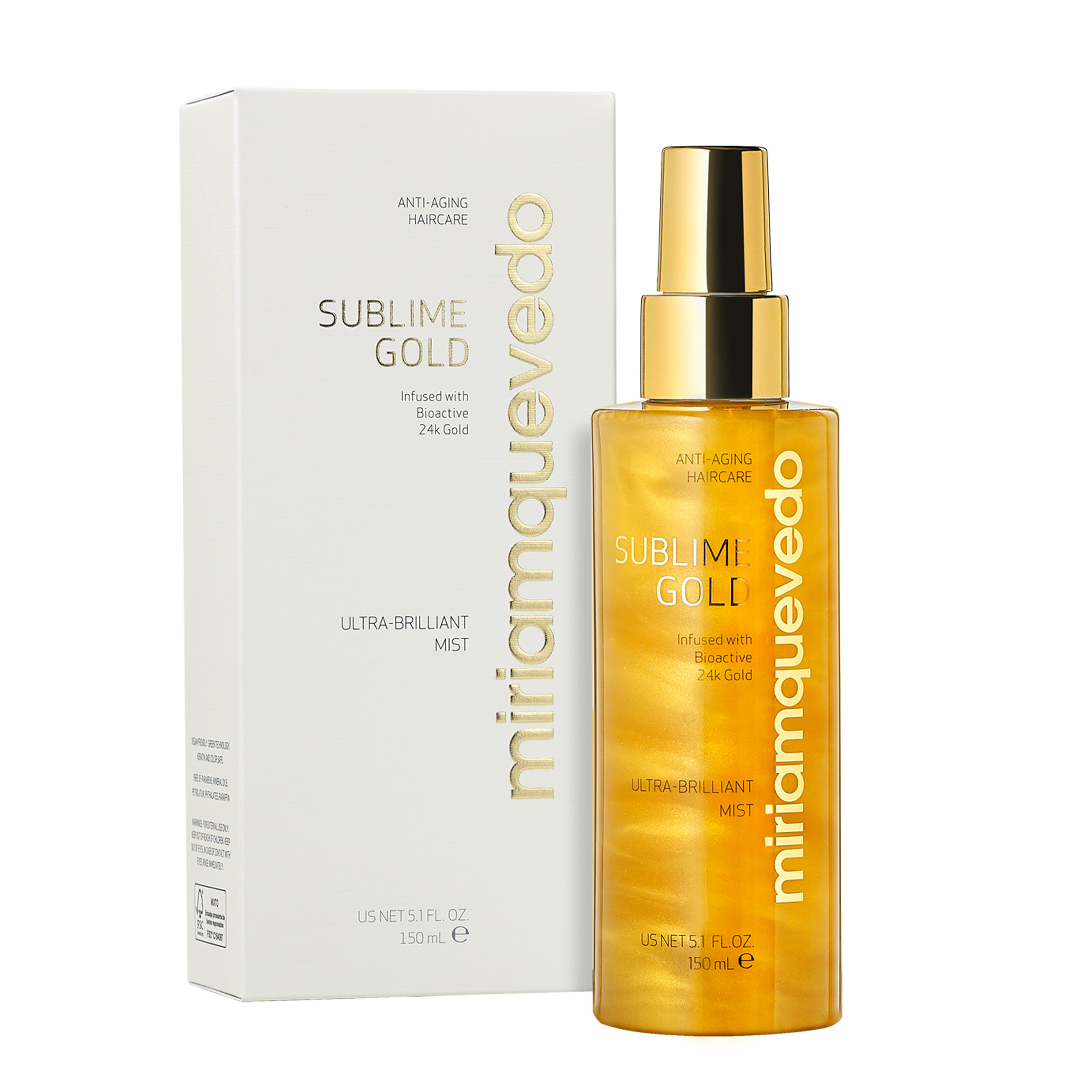 Sublime gold ultra-brilliant mist – 150 ml - Afbeelding 2