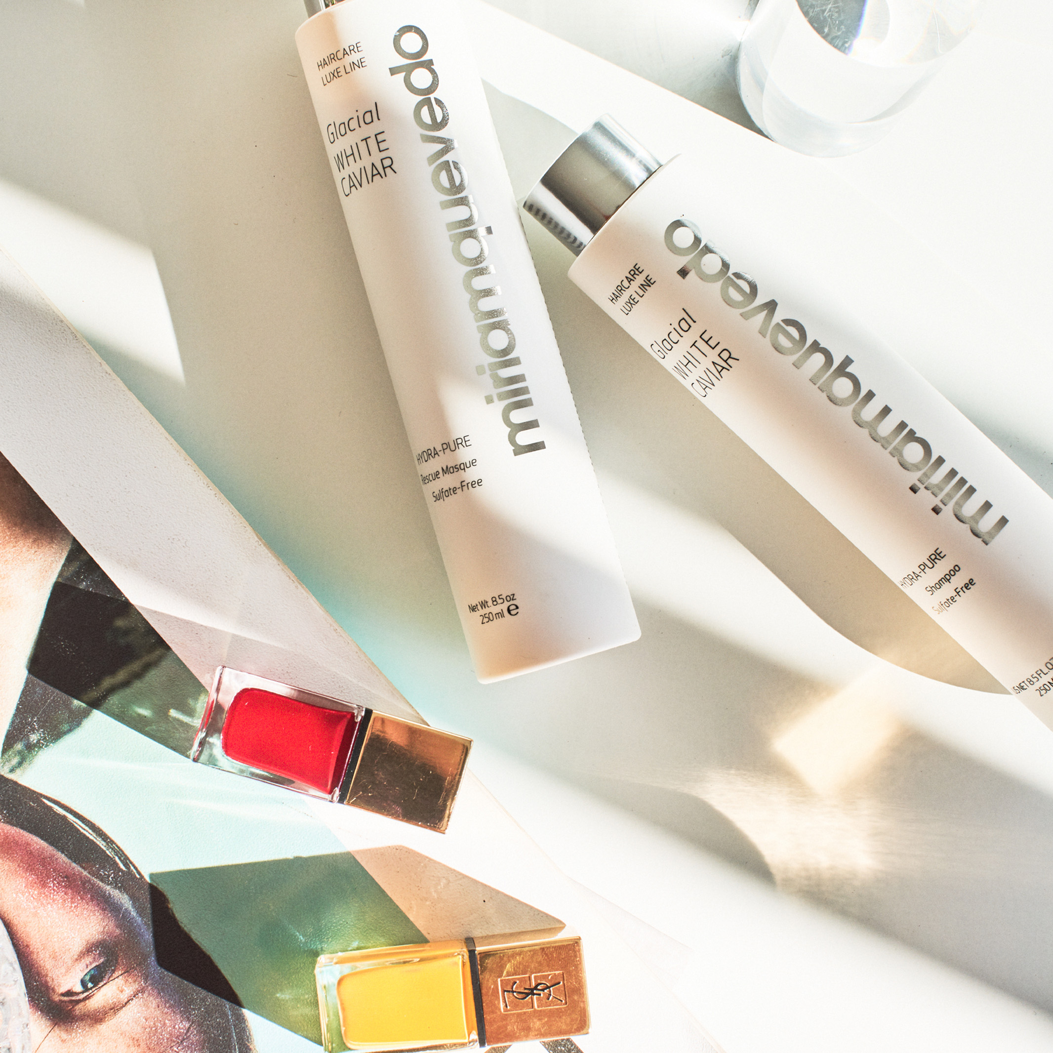 Glacial white hydra-pure rescue masque - 250ml green - Afbeelding 2